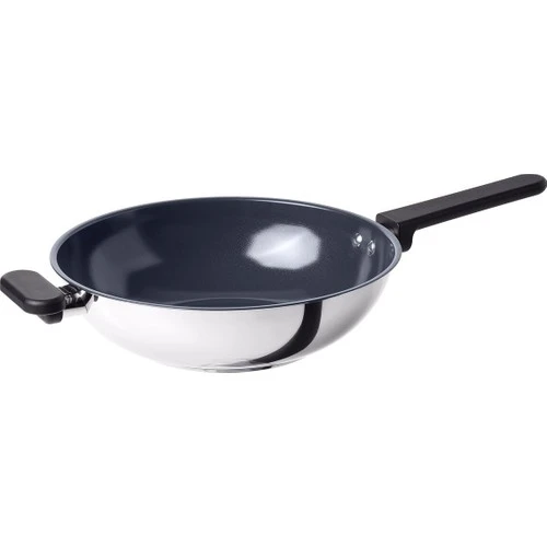 IKEA Wok Tava, Yapışmaz Kaplama-Paslanmaz Çelik, 28 cm ürün görseli 1