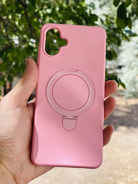 Zipax Samsung Galaxy A06 Kılıf MgSafe Özellikli Standlı Pastel Renkler Azn-Reggal ürün görseli 1