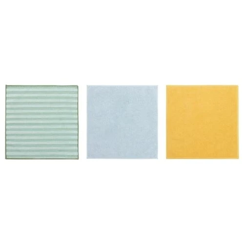 IKEA Pepprıg Mikrofiber Bez, Çok Renkli, 28X28 Cm, 3 Parça ürün görseli 1