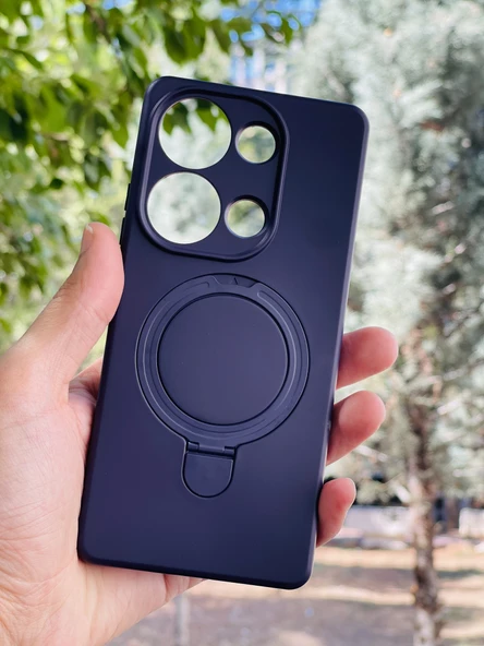 Zipax Xiaomi Redmi Note 13 Pro 4G Kılıf MgSafe Özellikli Standlı Pastel Renkler Azn-Reggal ürün görseli 1