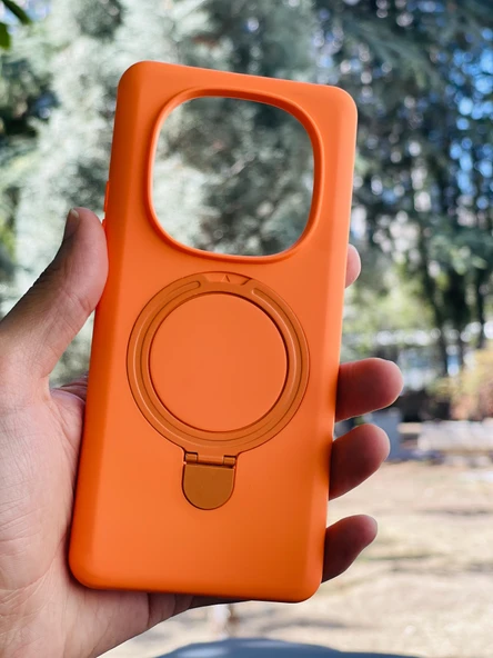 Zipax Xiaomi Redmi Note 14 Pro 4G Kılıf MgSafe Özellikli Standlı Pastel Renkler Azn-Reggal ürün görseli 1