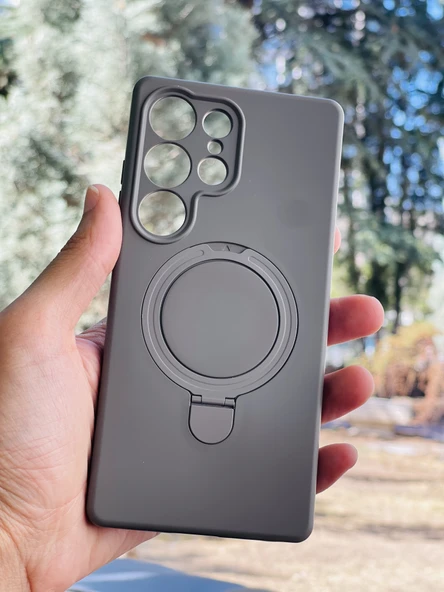 Zipax Samsung Galaxy S25 Ultra Kılıf MgSafe Özellikli Standlı Pastel Renkler Azn-Reggal ürün görseli 1