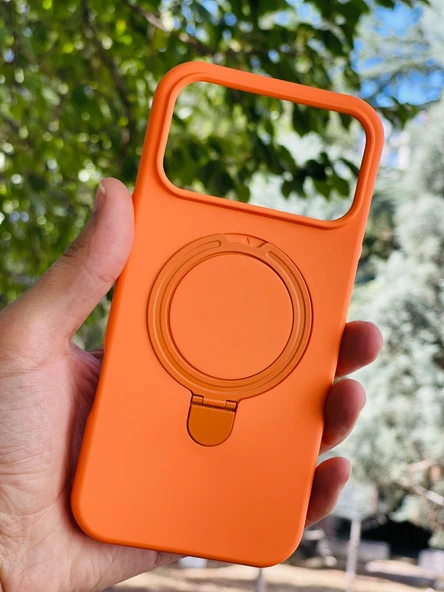 Zipax Apple iPhone 17 Pro Max Kılıf MgSafe Özellikli Standlı Pastel Renkler Azn-Reggal ürün görseli 1