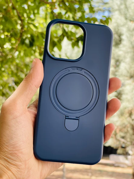 Zipax Apple iPhone 14 Pro Max Kılıf MgSafe Özellikli Standlı Pastel Renkler Azn-Reggal ürün görseli 1
