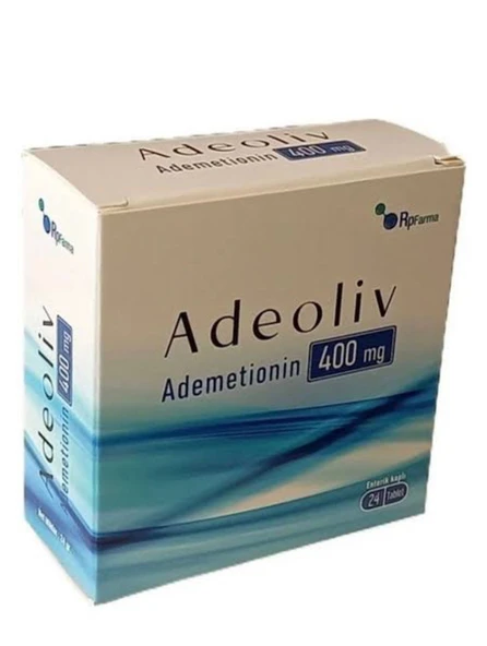 Adeoliv 400mg (Ademetionin) 24 Enterik Tablet ürün görseli 1