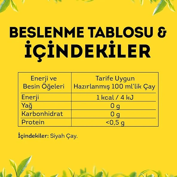 Lipton Yellow Label Demlik Poşet Çay 100'lu - Resim 2