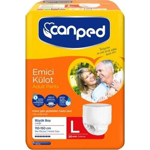 Canped Emici Külot Büyük Boy L 30 lu Hasta Bezi ürün görseli 1