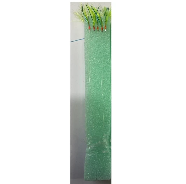 Powerex El Yapımı 10'lu Kolay Açılır İstavrit Çaparisi  Yeşil 8242 ürün görseli 1