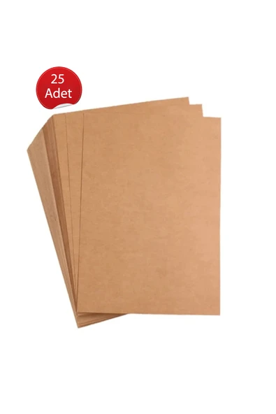 Kraft Araç Araba Oto Paspas Kağıdı Baskısız 25 Adet 35x50 Cm ürün görseli 1