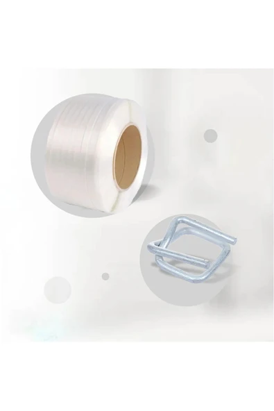 Lifli Set 13mm 1100 Metre Lifli Çember- 13 Mm Bukle Toka 1000 Adet ürün görseli 1