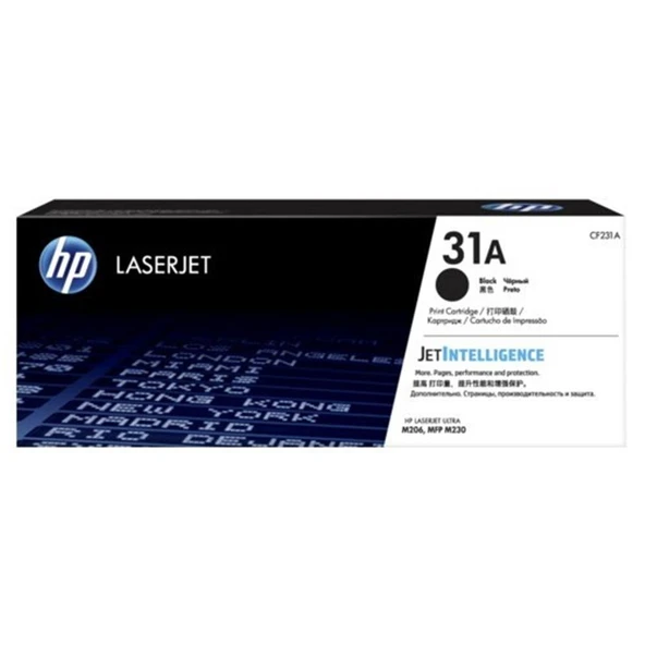 HP 31A Black Siyah 5.000 Sayfa Toner CF231A ürün görseli 1