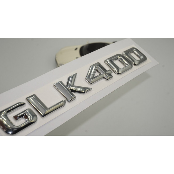 GLK400 Bagaj Krom Metal 3M 3D Yazı Logo ürün görseli 1
