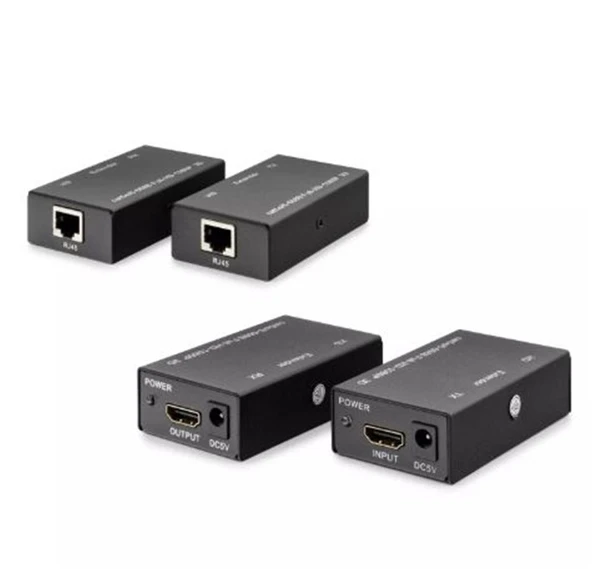 Hadron Hdx1342  60M  Hdmi Extender 1080p ekran 1,65 Gbps Siyah ürün görseli 1