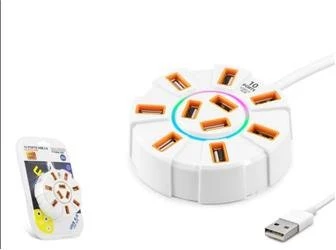 Hadron Hdx7034 Usb Hub 10-Usb 1.2M Beyaz - Resim 2
