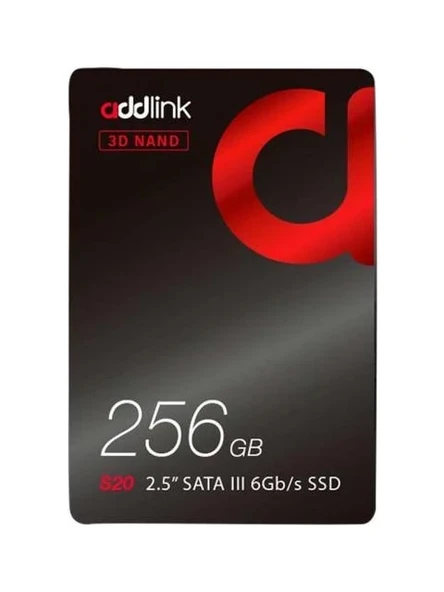 Addlink 256GB 510-400 MB/s 2.5" SATA III SSD AD256GBS20S3S ürün görseli 1