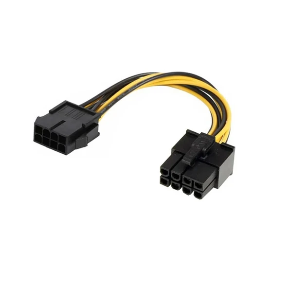 8 pin EPS-12V Erkek - 8 pin Dişi PCI E CPU Güç Uzatma Kablosu 30 cm ürün görseli 1