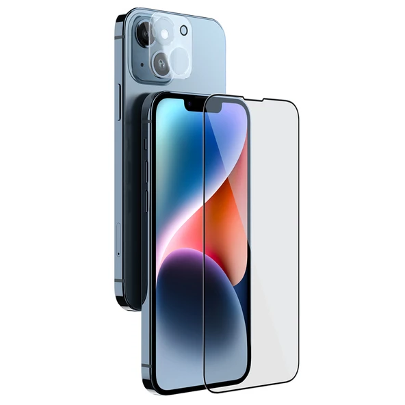 Nillkin iPhone 14 2in1 Kamera Lens + HD Cam Ekran Koruyucu ürün görseli 1