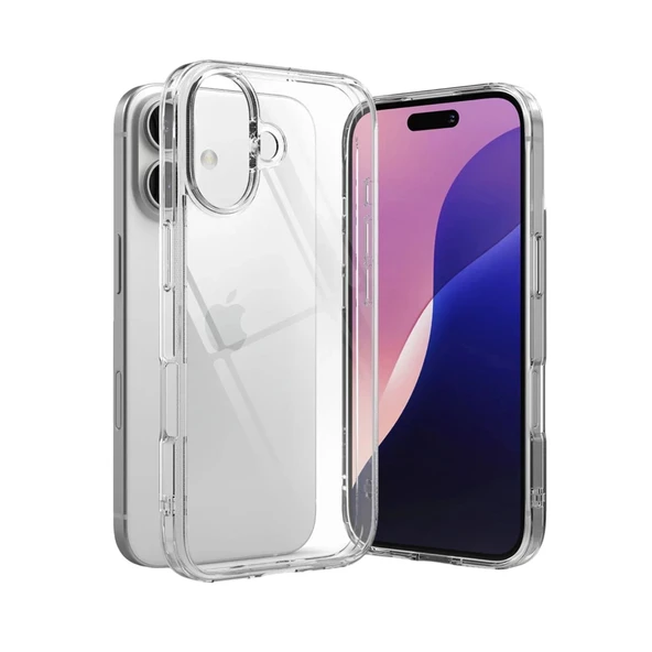iPhone 17 Kılıf Kamera Korumalı Silikon Şeffaf Arka Kapak ürün görseli 1