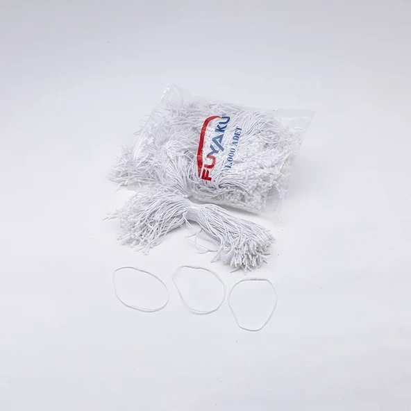 Fuyaku Füze Kilitli İp Klips Mumlu Beyaz 22.5 cm (1.000 Adet) ürün görseli 1