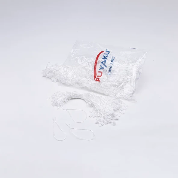 Fuyaku Kilitli İp Klips Beyaz 25 cm (1.000 Adet) ürün görseli 1