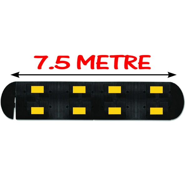 Hız Kesici Kauçuk Hız Kesici Kasis Yol Kasisi Kauçuk Şaseli Yavaşlatıcı 7.5 Metre (50x40 cm) ürün görseli 1
