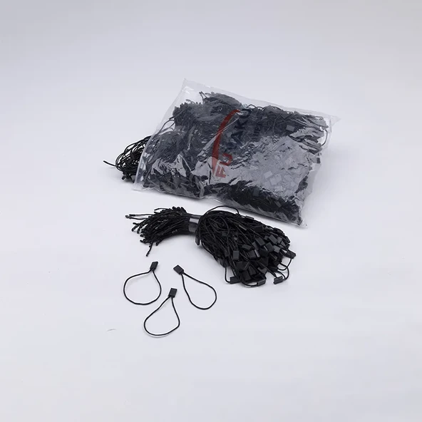 Fuyaku Kilitli İp Klips Mumlu Siyah 16 cm (1.000 Adet) ürün görseli 1
