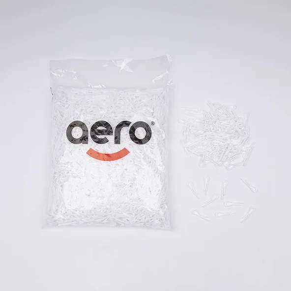 Aero Gömlek Klipsi 38 mm Beyaz (2.000 Adet) ürün görseli 1
