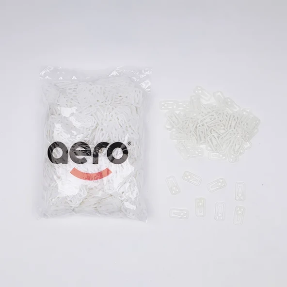 Aero Dilara Klips 34 mm Beyaz (1.000 Adet) ürün görseli 1