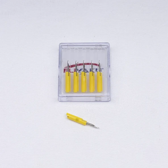 Fuyaku Fine İnce Plastik Dipli 4.4 mm Kılçık Tabanca İğnesi 27 mm (5 Adet) ürün görseli 1