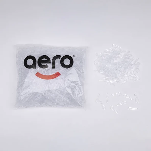 Aero Gömlek Klipsi 37 mm Şeffaf Tırtıksız (2.000 Adet) ürün görseli 1