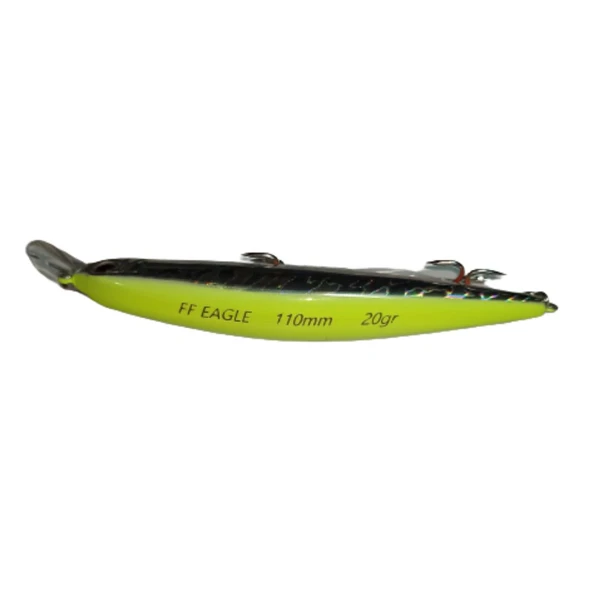 Fullfish Eagle 110mm 20gr lüfer için spin sahtesi - Resim 8