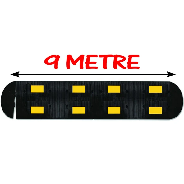 Hız Kesici Tümsek Kauçuk Hız Kesici Kasis Kauçuk Şaseli Yol Kasisi 9 Metre (50x40 cm) ürün görseli 1