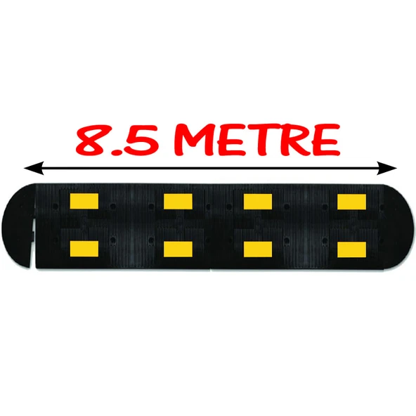 Hız Kesici Kauçuk Hız Kesici Kasis Kauçuk Şaseli Yol Kasisi 8.5 Metre (50x40 cm) ürün görseli 1