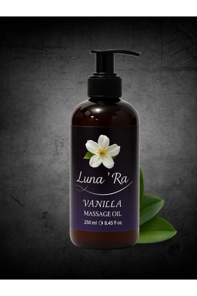 Lunara Masaj Yağı Yoğun Etkili Aromaterapi Vücut Masaj Spa Yağı Vanilyalı 250 ML ürün görseli 1