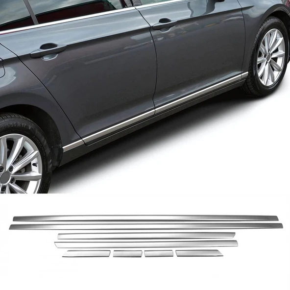 Hyundai i10 Arka Tampon Eşiği - Krom Taşlı | 2013-2016 Arası, HB ürün görseli 1