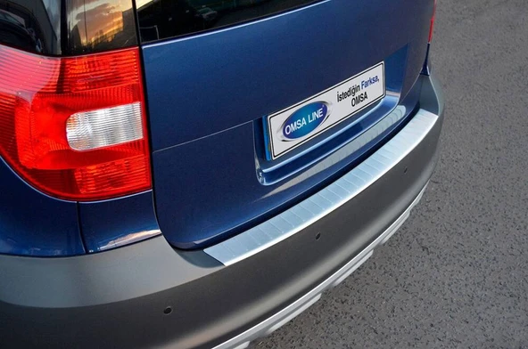 Volvo XC90 Arka Tampon Eşiği - Krom Taşlı | 2002-2015 Arası ürün görseli 1