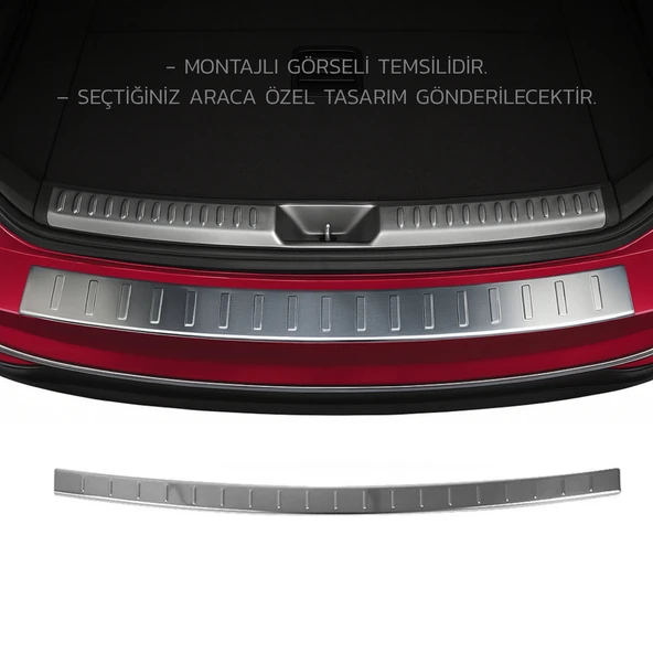 Audi Q2 Arka Tampon Eşiği - Krom | 2016 ve Sonrası ürün görseli 1