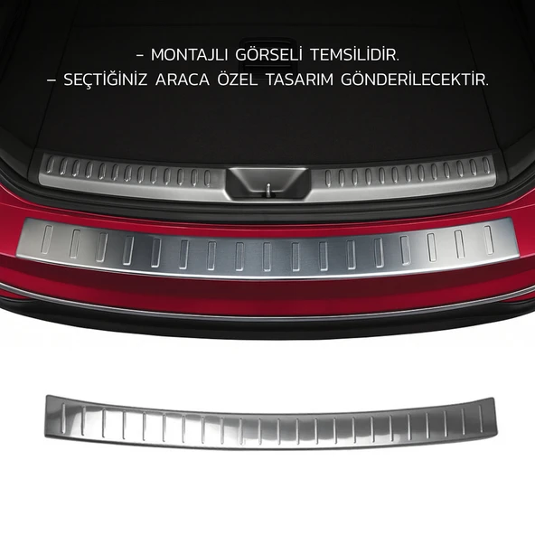 Seat Altea XL Arka Tampon Eşiği - Krom | 2007 ve Sonrası ürün görseli 1