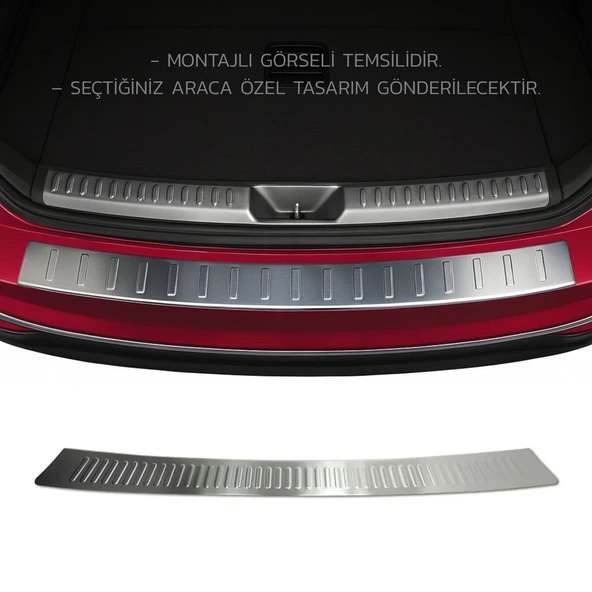 Audi A5 Arka Tampon Eşiği - Krom Taşlı | ? Arası, Coupe ürün görseli 1