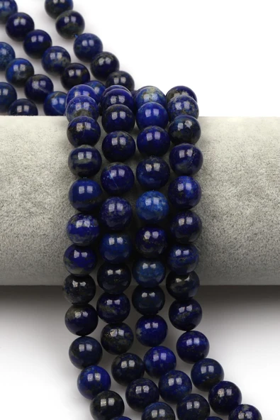 Lapis Lazuli (AA Kalite) Doğaltaş Dizi 10 mm Küre Kesim ürün görseli 1
