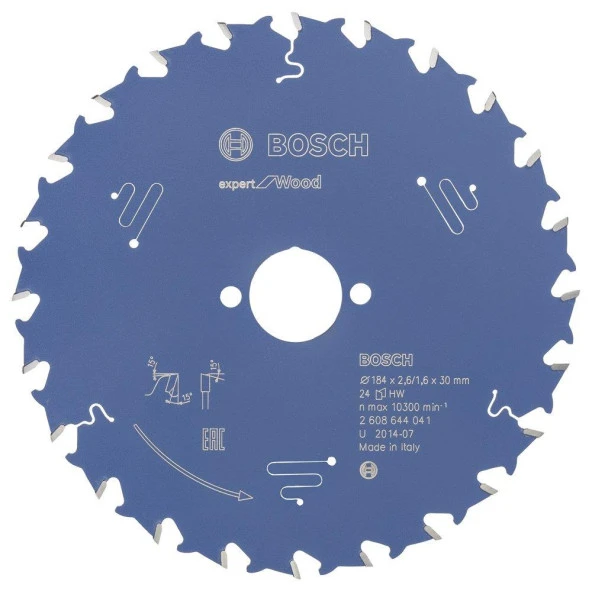 Daire Testere - EXPERT For Wood 184*30 mm 24 Diş ürün görseli 1