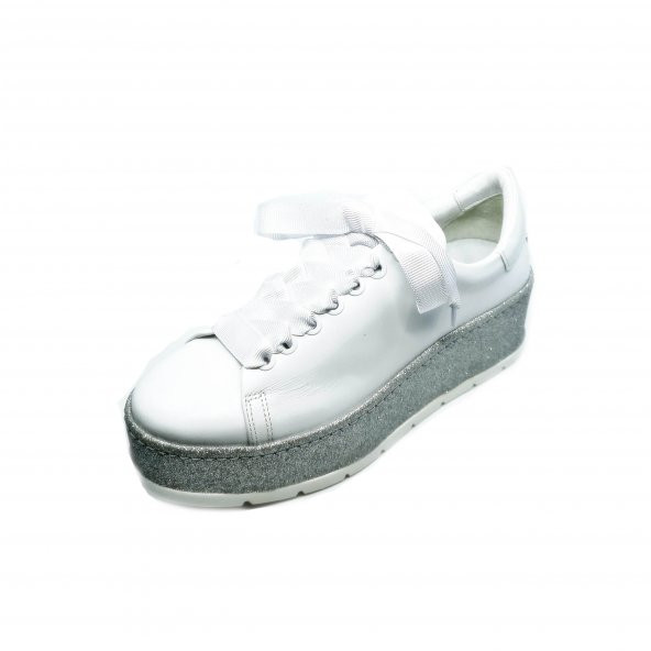 Janestt Kadın Hakiki Deri Sneaker Ayakkabı  116-440 BEYAZ ürün görseli 1