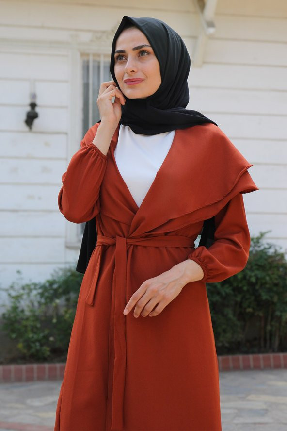Kuşaklı Kap - Kiremit - Resim 2