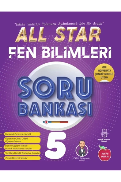 Newton 5. Sınıf All Star Fen Bilimleri Soru Bankası ürün görseli 1