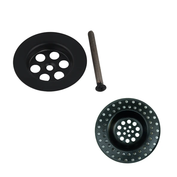 Siyah Lavabo Süzgeci ve Seyyar Süzgeç Çöp Tıkacı ürün görseli 1