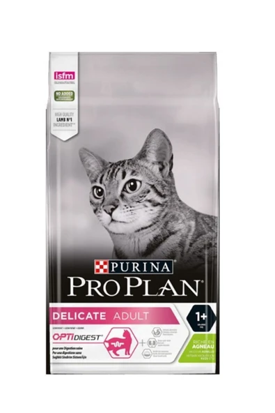 Pro Plan Delicate Kuzu Hassas Sindirim Kedi Maması 10 kg ürün görseli 1