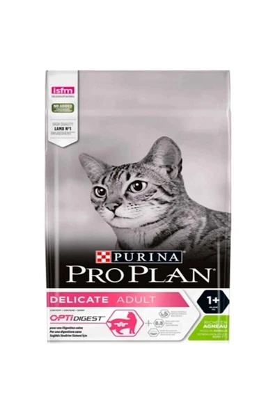 Pro Plan Delicate Kuzu Hassas Sindirim Kedi Maması 10 kg ürün görseli 1