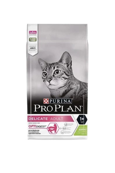 Pro Plan Delicate Kuzu Hassas Sindirim Kedi Maması 10 kg ürün görseli 1