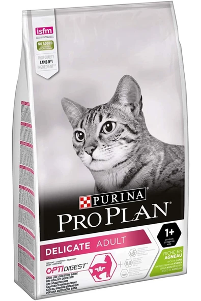 Pro Plan Delicate Kuzu Hassas Sindirim Kedi Maması 10 kg ürün görseli 1