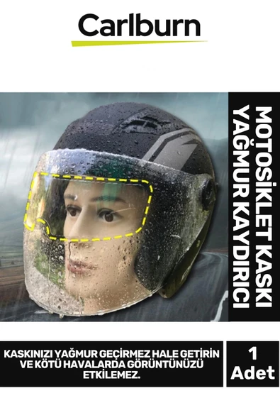 Özel Üretim Su Tutmaz Film Bisiklet Motosiklet Kaskı Vizor Buhar Önleyici Yağmur Kaydırıcı ürün görseli 1